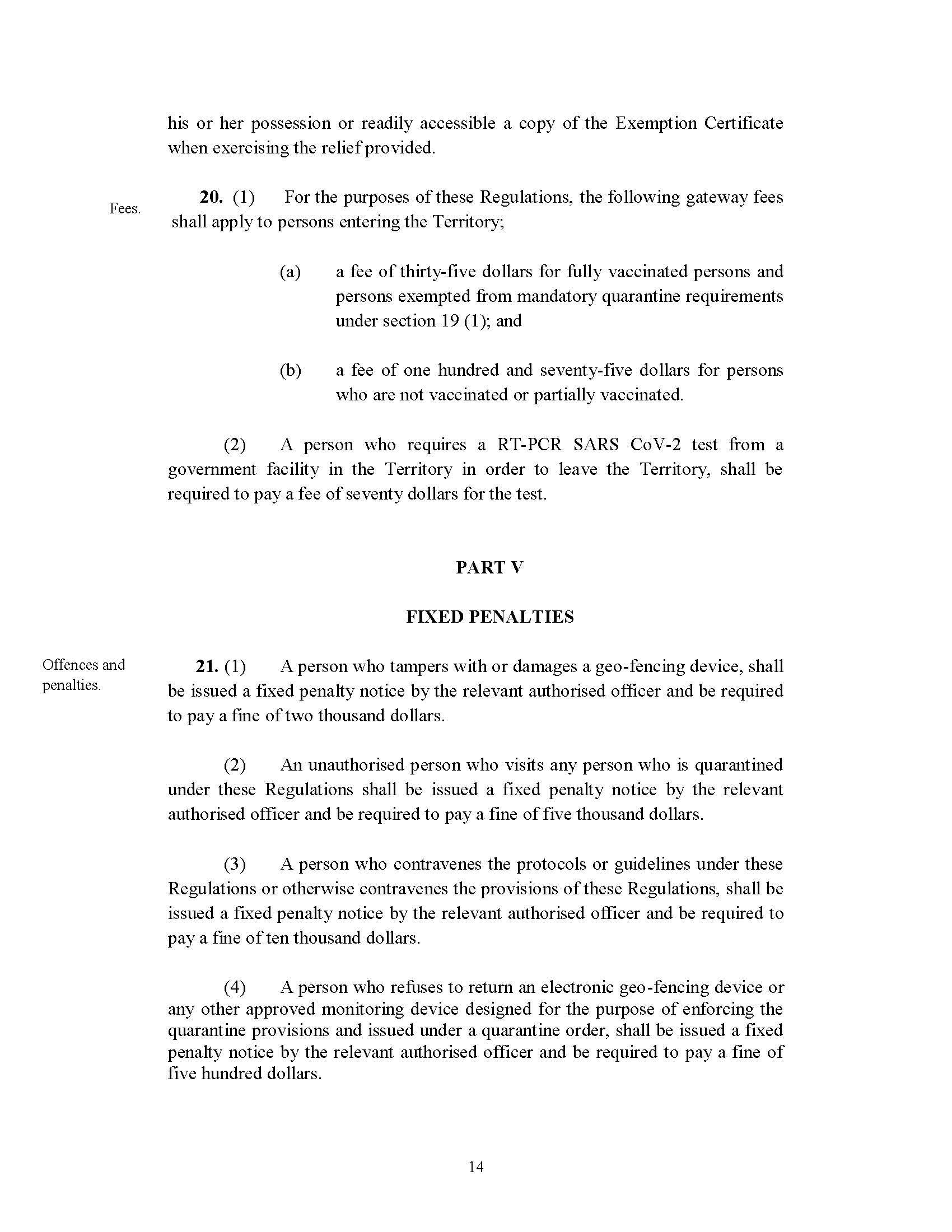Attached picture SI No 55 of 2021 -- COVID-19 Control and Suppression (Entry of Persons) (No. 3) Regulations, 2021_Page_14.jpg